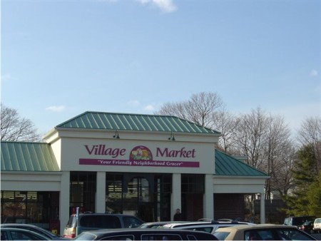 Metal Roof on Shopping Center