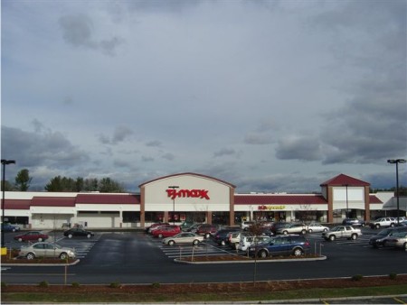 Metal Roof on Shopping Center